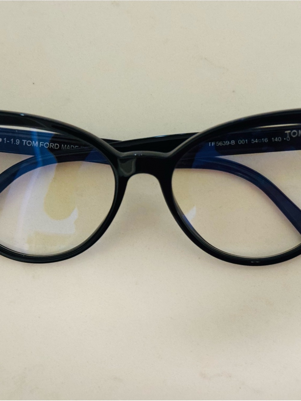 Tom Ford 5639-B 001 Black 54-16-140 Eyeglass Frame 
Brand New/ Authentic